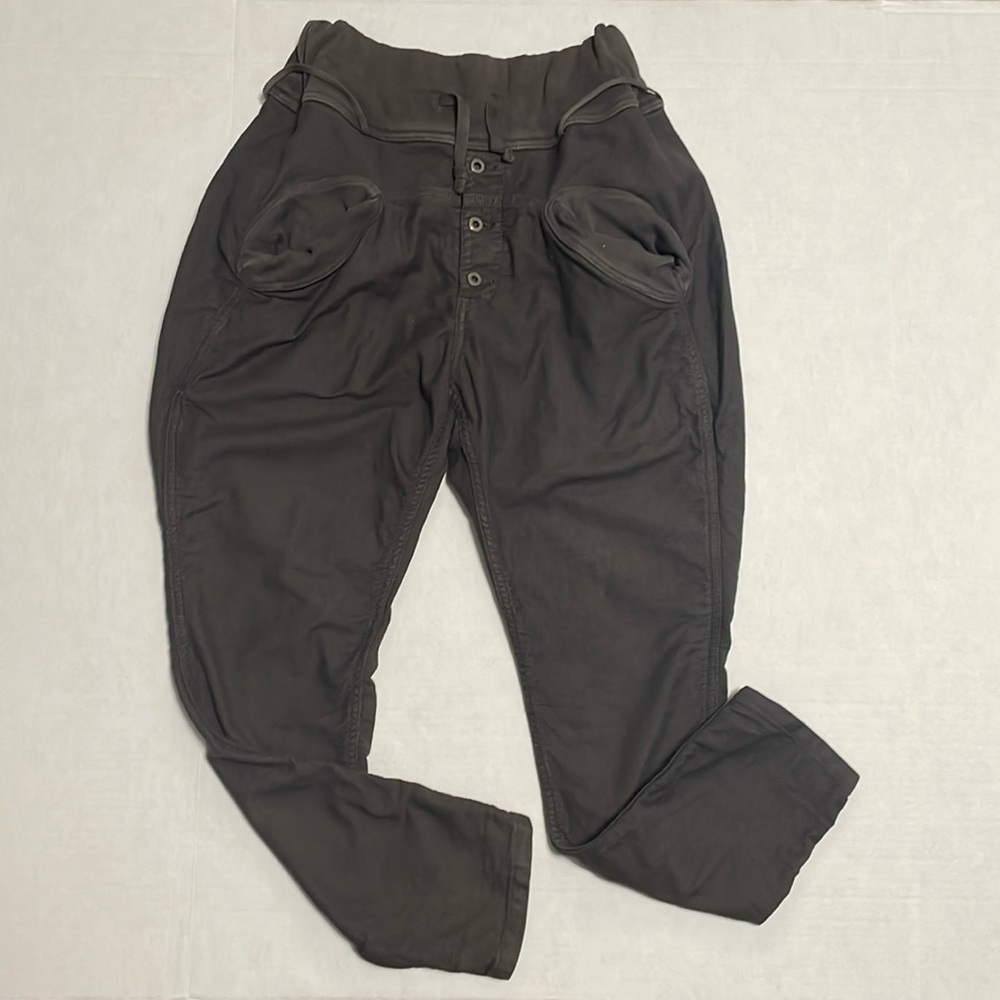 Kapital Sarouel Cotton Canvas Pants in Grey, Size Small 1